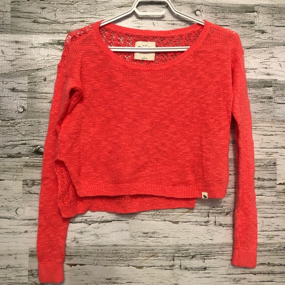 2 x Abercrombie & Fitch Girls cropped sweaters - Picture 5 of 6